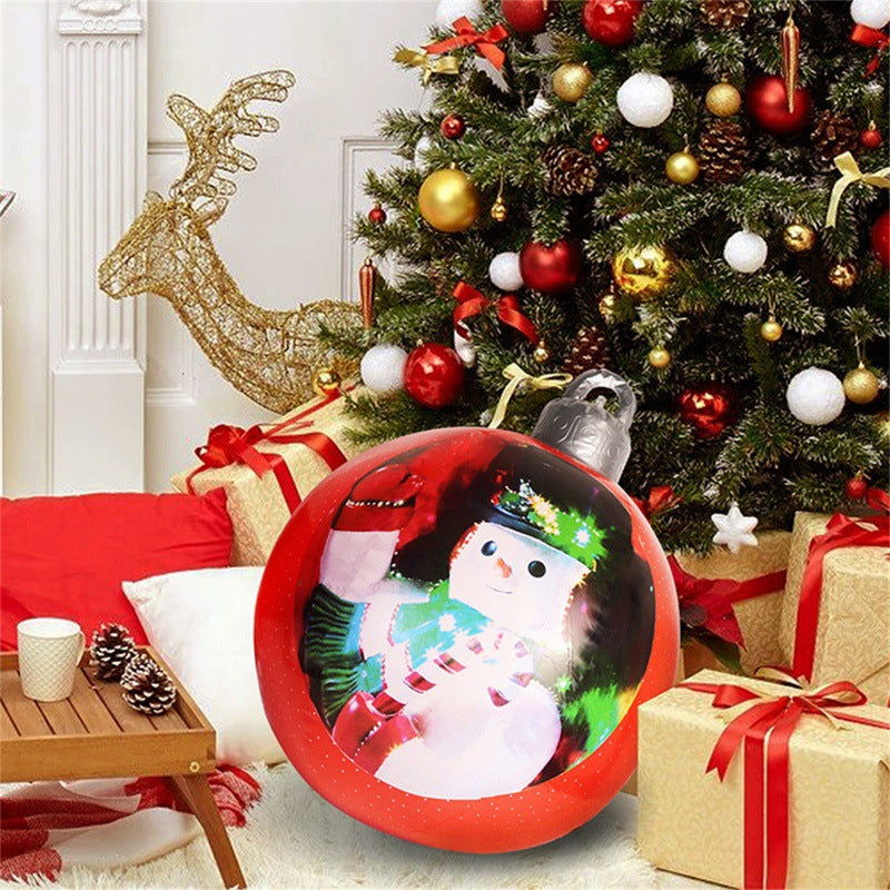 Bright Giant Christmas Ornament Ball for Magical Outdoor Displays