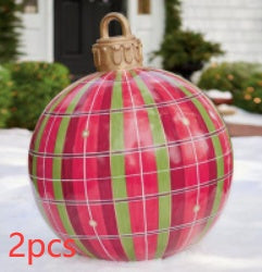 Bright Giant Christmas Ornament Ball for Magical Outdoor Displays