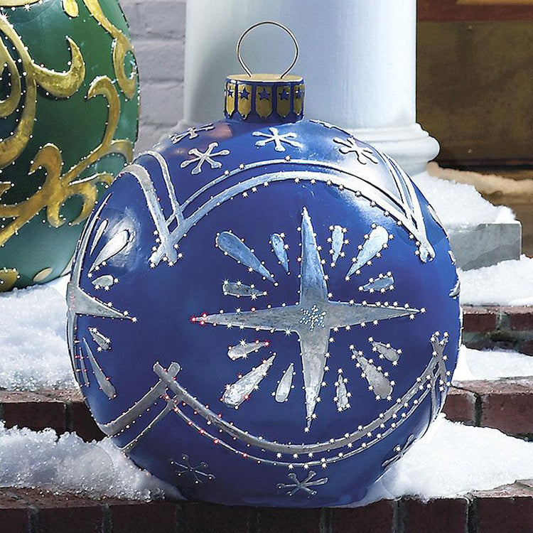 Bright Giant Christmas Ornament Ball for Magical Outdoor Displays
