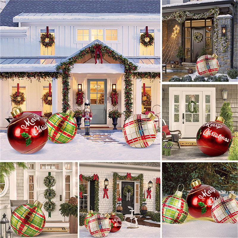 Bright Giant Christmas Ornament Ball for Magical Outdoor Displays