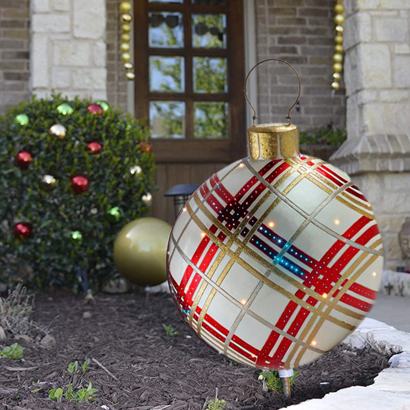 Bright Giant Christmas Ornament Ball for Magical Outdoor Displays