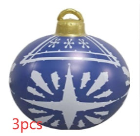 Bright Giant Christmas Ornament Ball for Magical Outdoor Displays