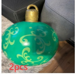 Bright Giant Christmas Ornament Ball for Magical Outdoor Displays