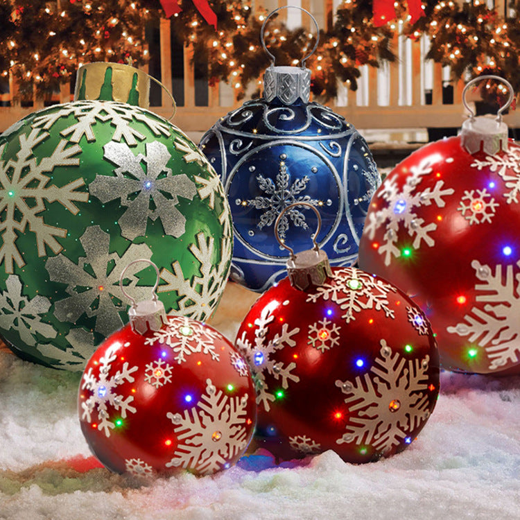 Bright Giant Christmas Ornament Ball for Magical Outdoor Displays