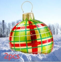Bright Giant Christmas Ornament Ball for Magical Outdoor Displays