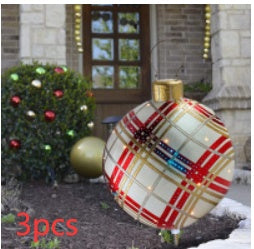 Bright Giant Christmas Ornament Ball for Magical Outdoor Displays