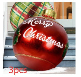 Bright Giant Christmas Ornament Ball for Magical Outdoor Displays