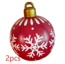 Bright Giant Christmas Ornament Ball for Magical Outdoor Displays