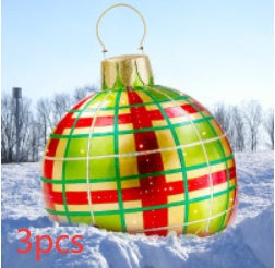 Bright Giant Christmas Ornament Ball for Magical Outdoor Displays