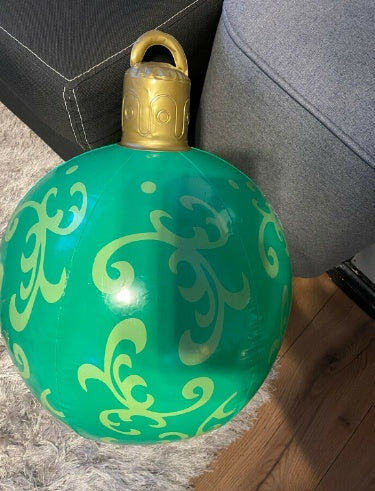 Bright Giant Christmas Ornament Ball for Magical Outdoor Displays