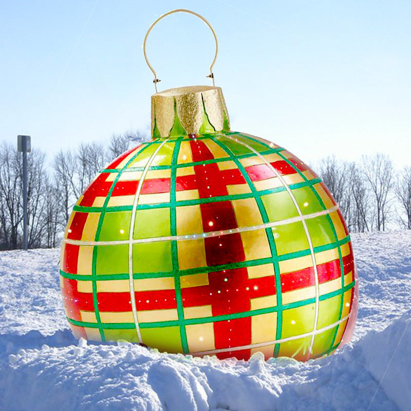 Bright Giant Christmas Ornament Ball for Magical Outdoor Displays