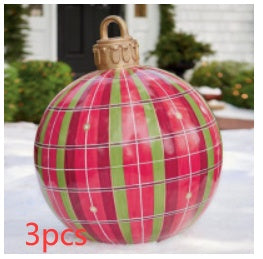 Bright Giant Christmas Ornament Ball for Magical Outdoor Displays
