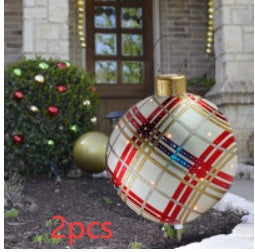Bright Giant Christmas Ornament Ball for Magical Outdoor Displays